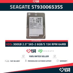 SEAGATE ST9300653SS 300GB HDD 2.5" SAS-2 6GB/S 15K RPM 64MB CACHE - SERVIDORES