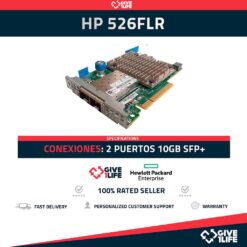HP 526FLR 2 PUERTOS 10GB SFP+ - TARJETA DE RED - 633962-001- SERVIDORES HP