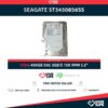 SEAGATE ST3450856SS 450GB HDD 3.5" SAS 3GB/S 15K RPM 16MB CACHÉ