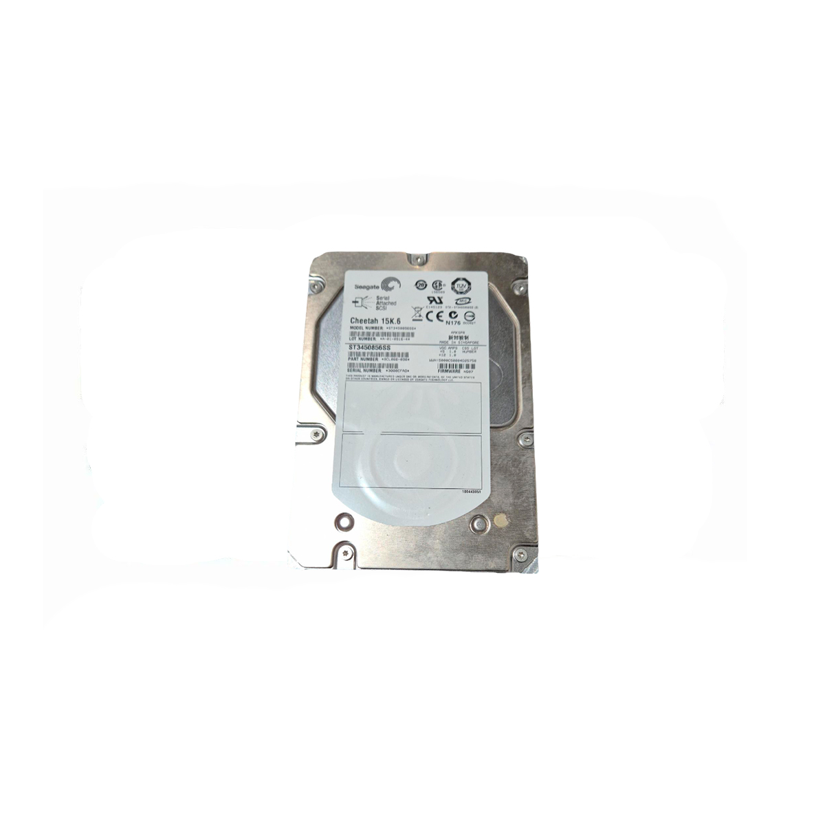 SEAGATE ST3450856SS 450GB HDD 3.5" SAS 3GB/S 15K RPM 16MB CACHÉ - Imagen 2