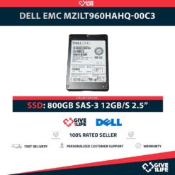 DELL EMC MZILT960HAHQ-00C3 SSD 800GB SAS-3 12GB/S 2.5"