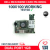 DELL PN:H093G BROADCOM 5709 TARJETA MEZZANINE DOBLE PUERTO 1GB SERIE M