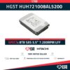 HGST 8TB 3.5" HUH721008AL5200 7.200RPM SAS-3 12GB/s 256MB Caché