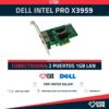 DELL INTEL PRO X3959 DOBLE PUERTO 1GB LAN TARJETA DE RED PCI-E PERFIL ALTO