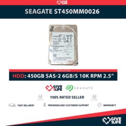 SEAGATE ST450MM0026 450GB HDD 2.5" SAS-2 6GB/S 10K 64MB