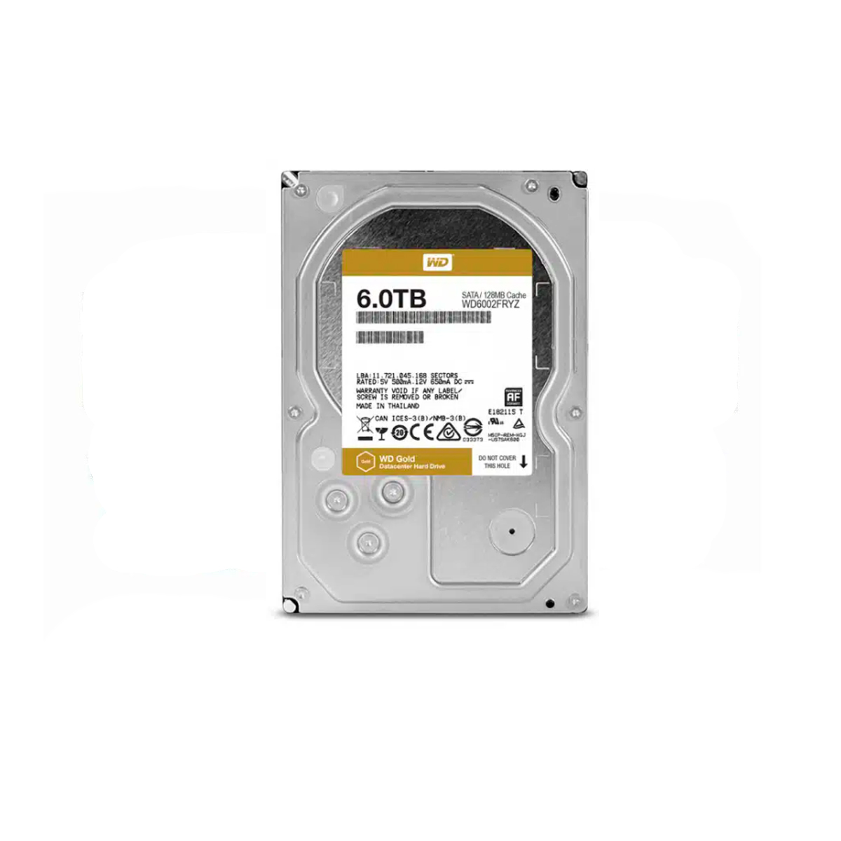 WESTERN DIGITAL WD6002FRYZ 6TB HDD 3.5" SATA 6GB/S 7.2K RPM 128MB CACHE - Imagen 2
