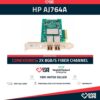 HP AJ764A SFP FIBER CHANNEL 82Q 8GB/S PERFIL ALTO+ DOBLE PUERTO (AJ718A) PCIe - 489191-001