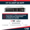 Servidor Rack HP DL380P G8 8SFF 2x E5-2630 V1 + 48GB RAM +P420 + 2 PSU + 4x 600GB