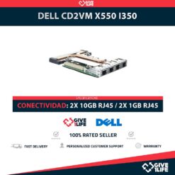 DELL CD2VM X550 I350 4 PUERTOS 2x10GB RJ45 + 2x1GB TARJETA DE RED-SERVIDOR