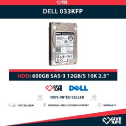 DELL ENTERPRISE PLUS 033KFP 600GB HDD SAS 2.5" SAS-3 12GB/S 10K 128MB