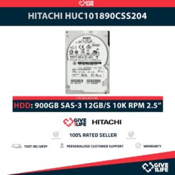 HITACHI HUC101890CSS204 900GB HDD 2.5" SAS-3 12GB/S 10K 128MB