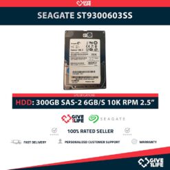 SEAGATE ST9300603SS 300GB HDD 2.5" SAS-2 6GB/S 10K 64MB