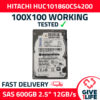 HITACHI HUC101860CS4200 600GB HDD 2.5" SAS-3 12GB/S 10K 128MB CACHE - SERVIDOR