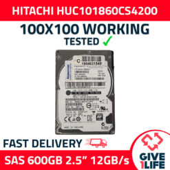 HITACHI HUC101860CS4200 600GB HDD 2.5" SAS-3 12GB/S 10K 128MB CACHE - SERVIDOR