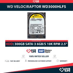 WD VELOCIRAPTOR WD3000HLFS 300GB HDD 2.5" SATA-3 6GB/S 10K 16MB