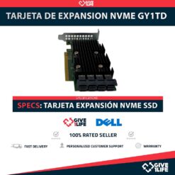 DELL GY1TD TARJETA DE EXPANSION NVMe SSD PCIe