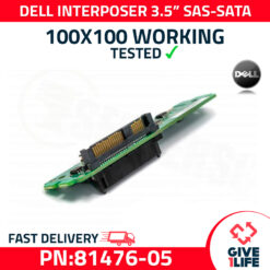 DELL EQUALLOGIC CONVERTIDOR 3.5" SAS - SATA DISCO DURO PN:81476-05/74654-04