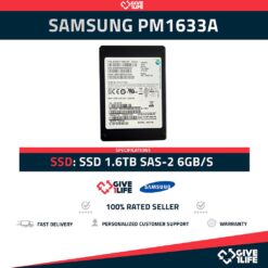 SSD 1.6TB SAS-3 SAMSUNG SM1633/ MZ-IWS1T9B  - MZIWS1T6HCGP-000G3