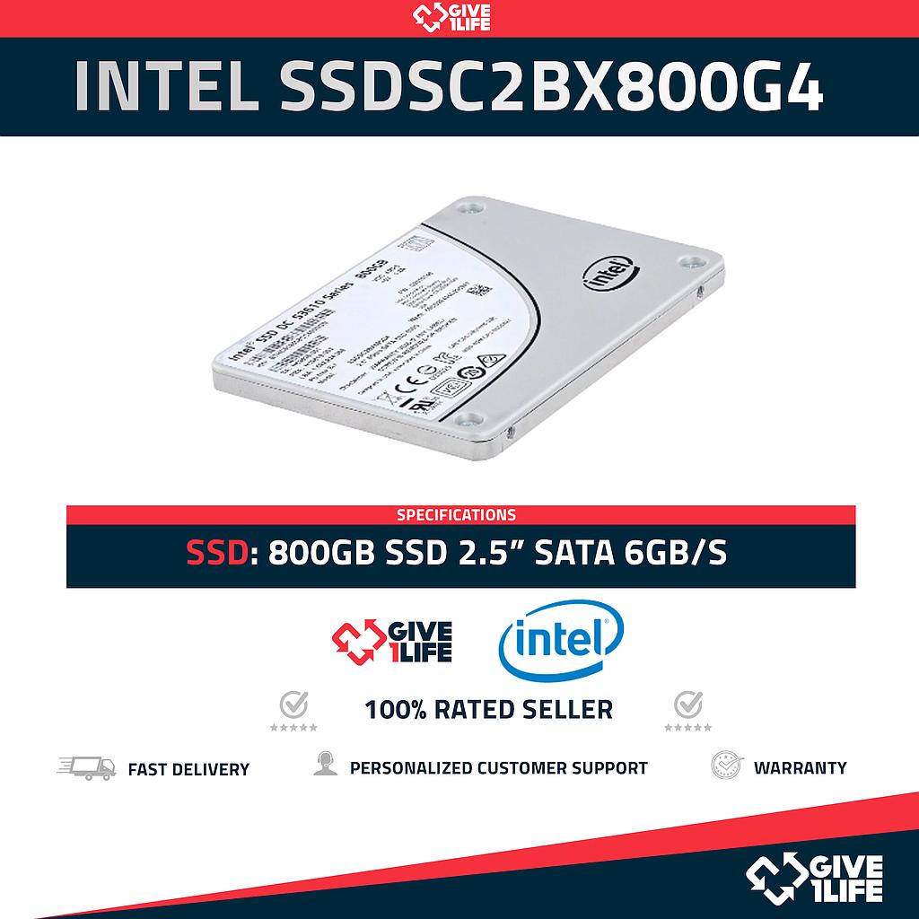 Intel DC S3610 SSDSC2BX800G4 SSD 800GB SATA 6GB/s