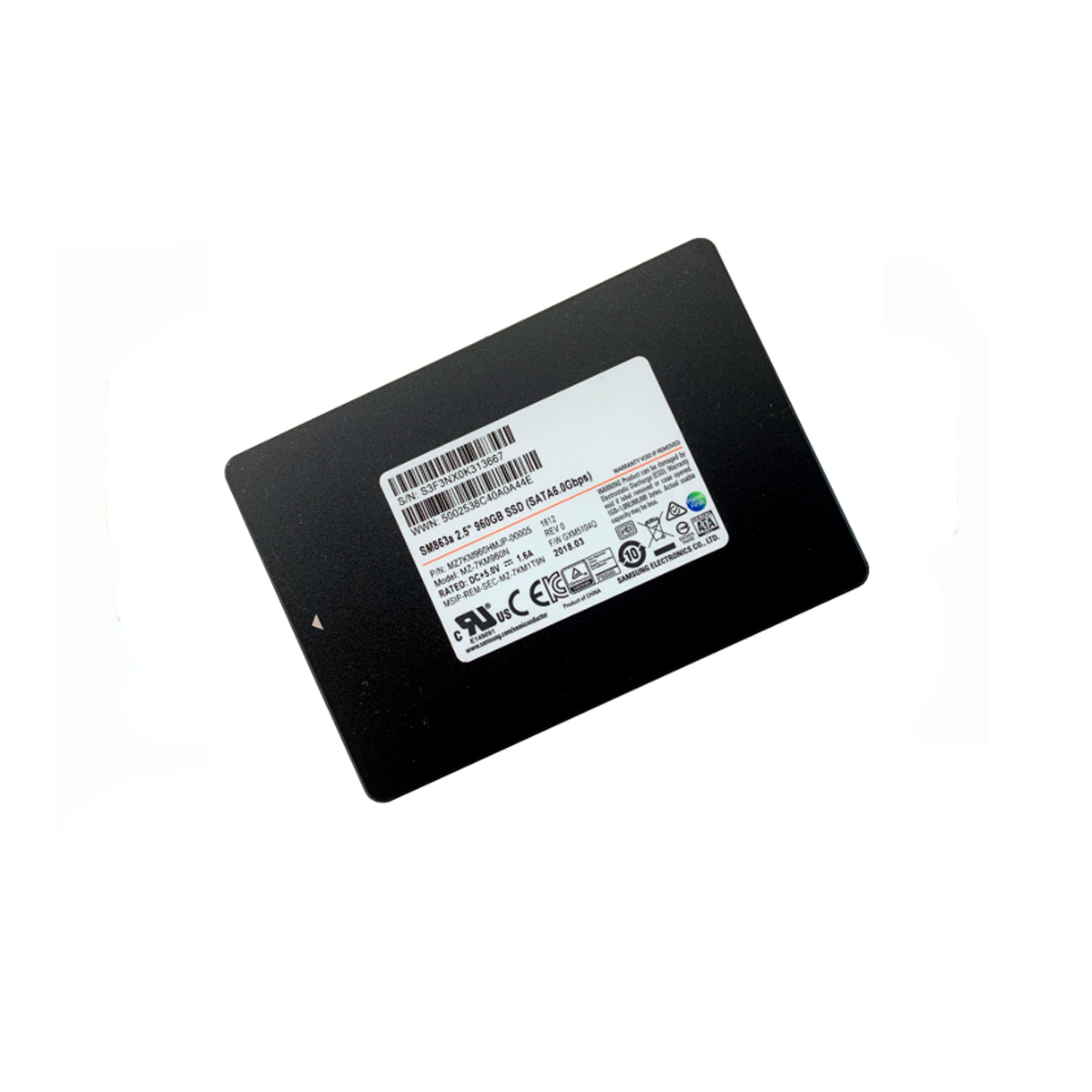 SAMSUNG MZ-7KM960N 960GB SSD SATA 6GB/S 2.5" - Imagen 2