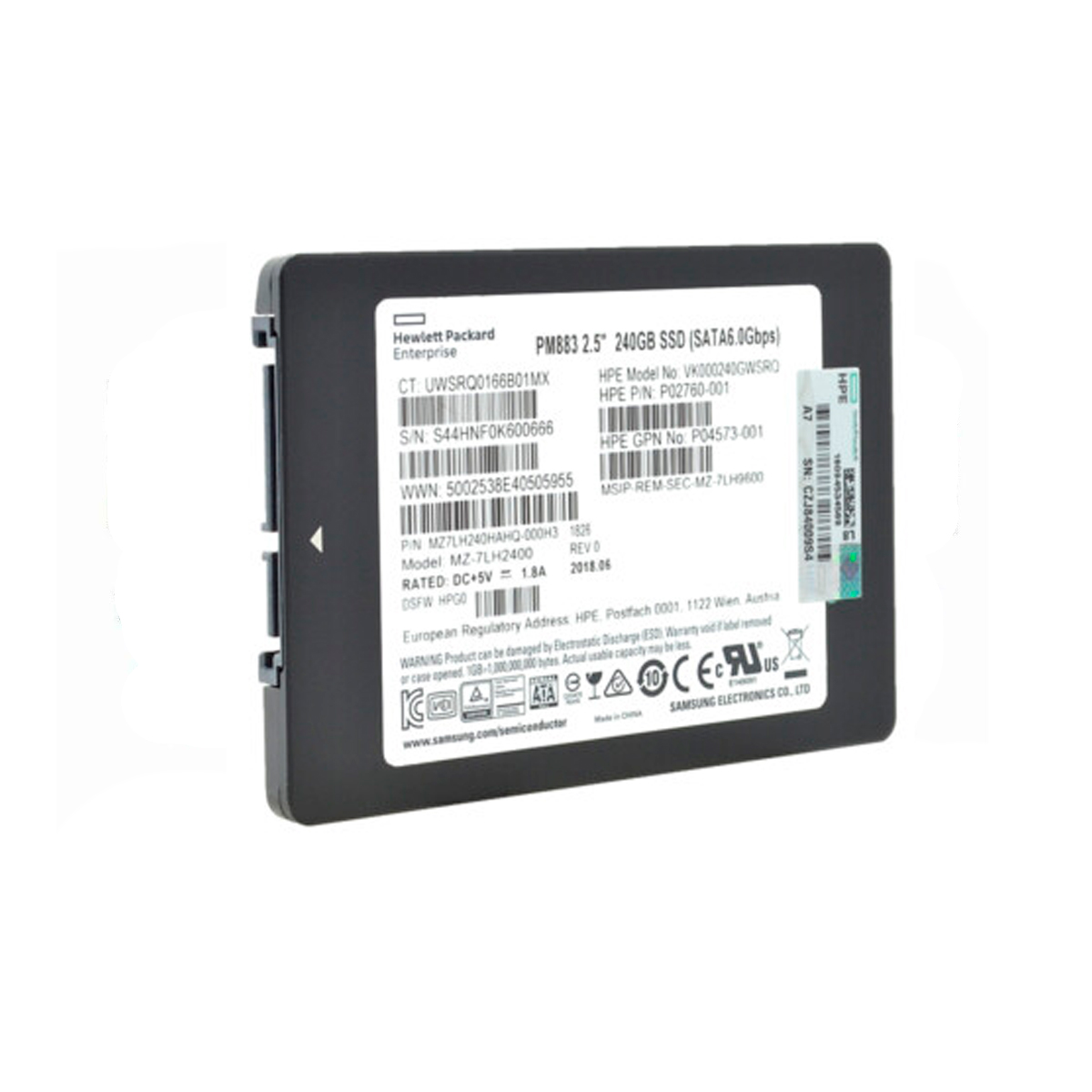 HP SAMSUNG MZ-7LH2400 SSD 240GB SATA 6GB/s 2.5" - Imagen 2