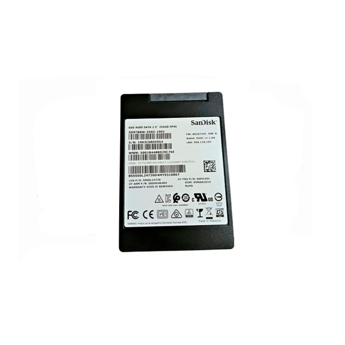 SANDISK X600 SSD 256GB 2.5″ SATA 6GB/S - Imagen 2