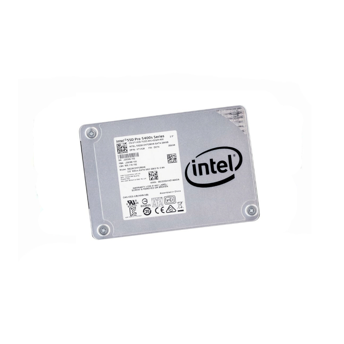 INTEL 5400S SSD 256GB 2.5″ SATA 6GB/S - Imagen 2