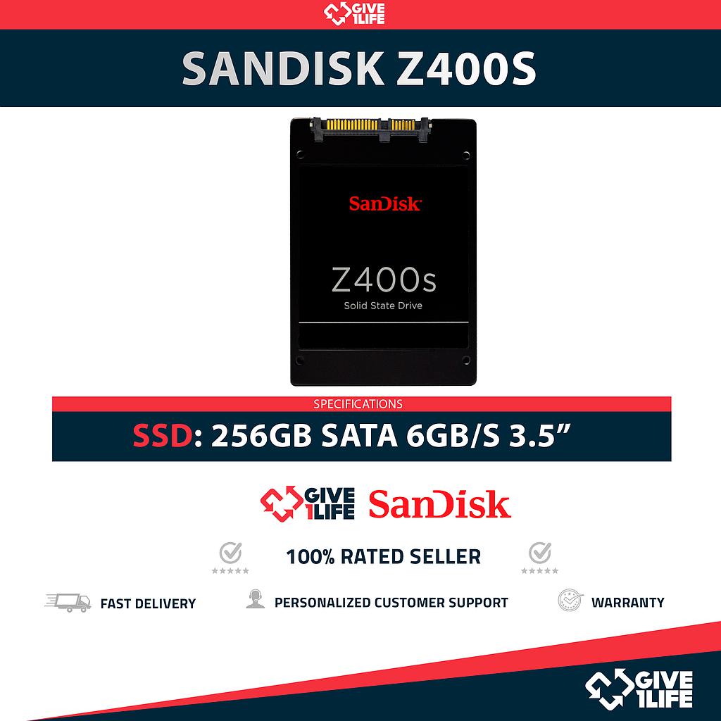 SANDISK Z400S SSD 256GB 2.5″ SATA 6GB/S
