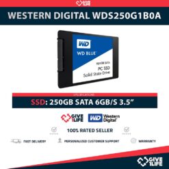 WESTERN DIGITAL WDS250G1B0A SSD 250GB 2.5″ SATA 6GB/S