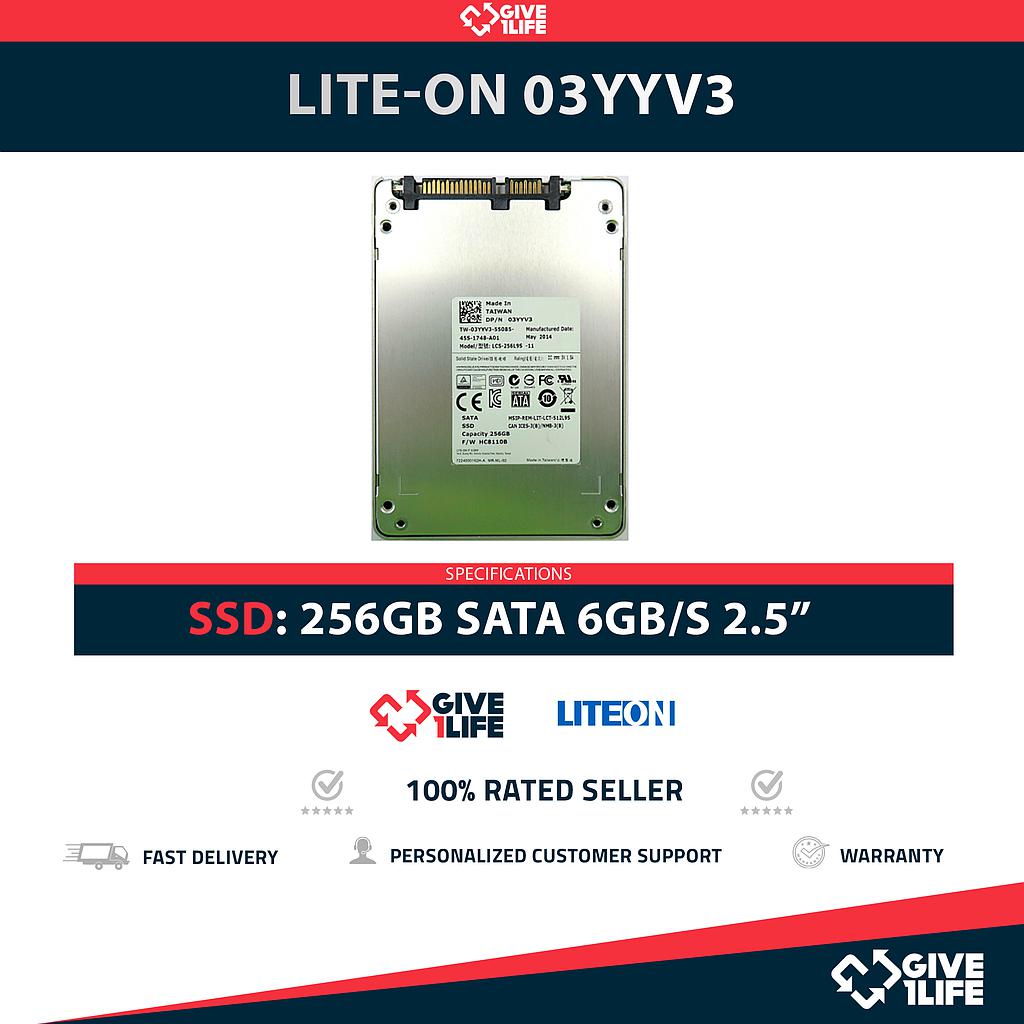 LITE-ON 03YYV3 SSD 256GB 2.5" SATA 6GB/S