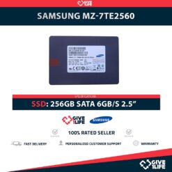 SAMSUNG MZ-7TE2560 256GB SSD SATA 6GB/S 2.5"