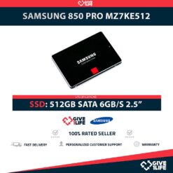 SAMSUNG 850 PRO MZ-7KE512 SSD 512GB 2.5" SATA 6GB/S