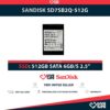 SANDISK SD7SB2Q-512G SSD 512GB 2.5″ SATA 6GB/S