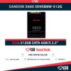 SANDISK X600 SSD 512GB 2.5″ SATA 6GB/S