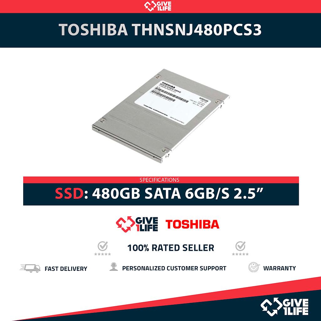 TOSHIBA THNSNJ480PCS3 SSD 480GB 2.5″ SATA 6GB/S