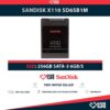 SANDISK X110 SD6SB1M SSD 256GB 2.5″ SATA 6GB/S