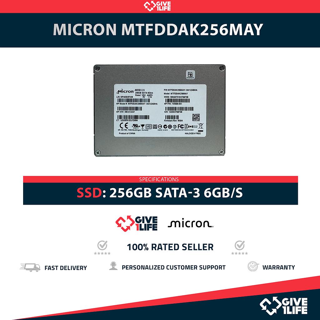 MICRON MTFDDAK256MAY SSD 256GB 2.5″ SATA 6GB/S