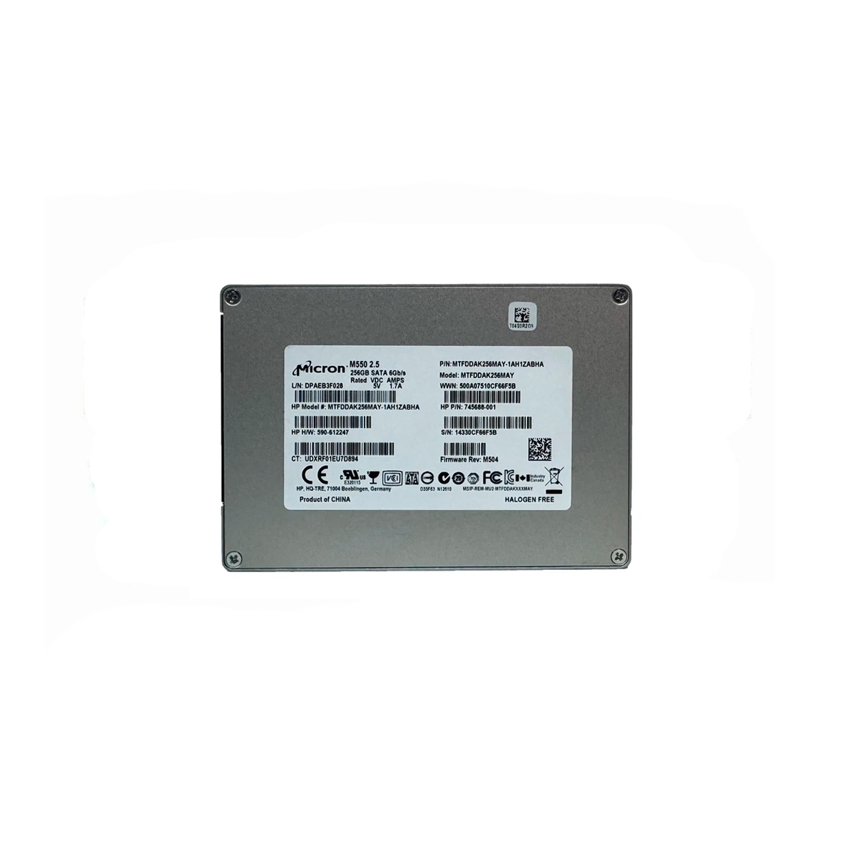 MICRON MTFDDAK256MAY SSD 256GB 2.5″ SATA 6GB/S - Imagen 2