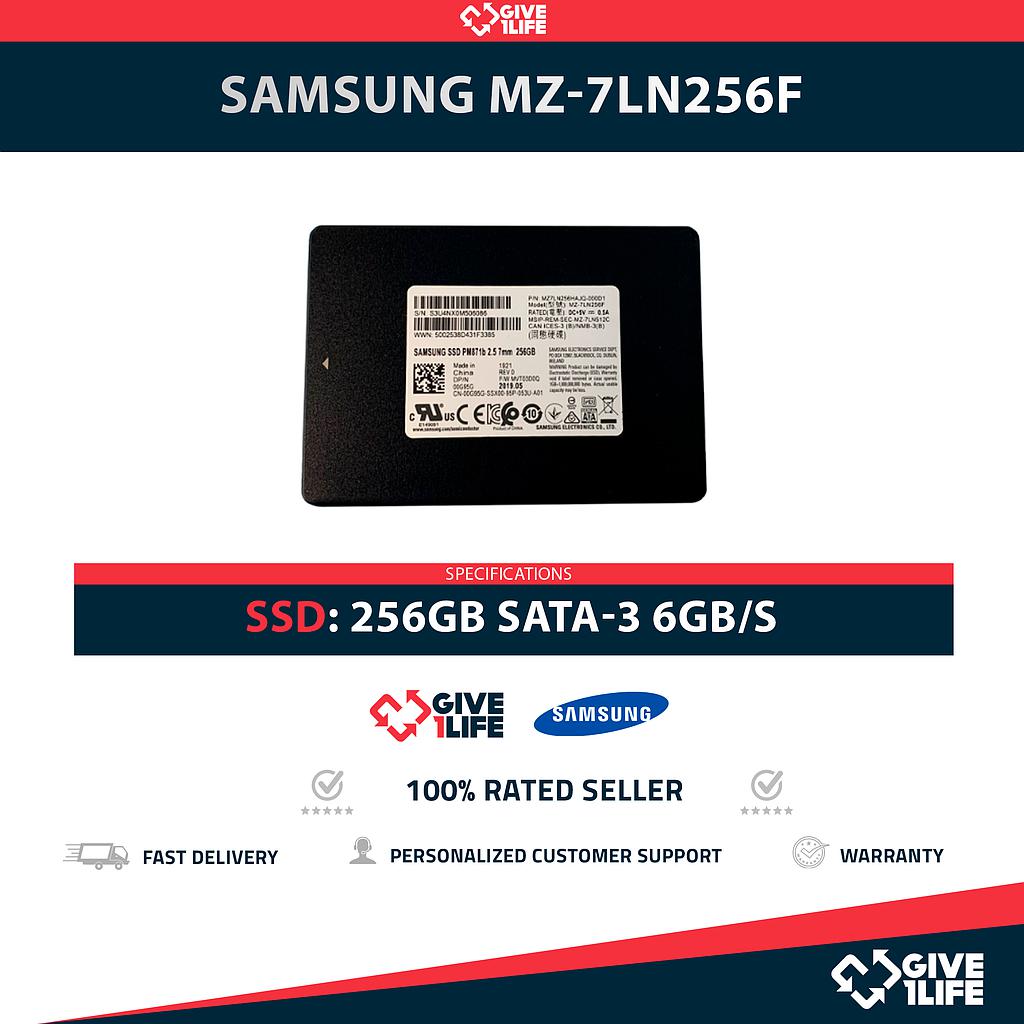 SAMSUNG MZ-7LN256F SSD 256GB 2.5″ SATA 6GB/S