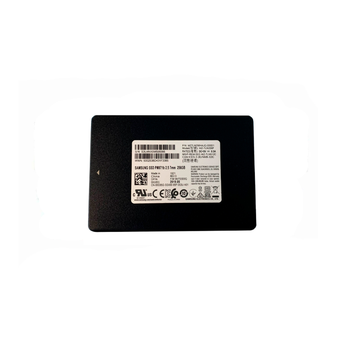 SAMSUNG MZ-7LN256F SSD 256GB 2.5″ SATA 6GB/S - Imagen 2