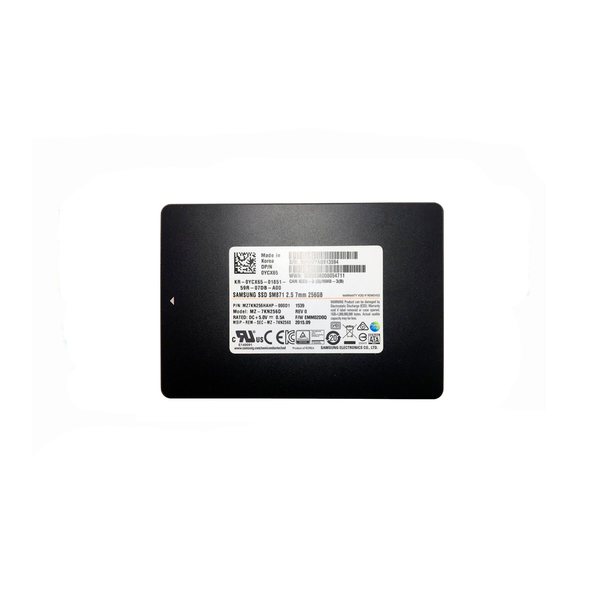 SAMSUNG MZ7KN256HAHP SSD 256GB 2.5″ SATA 6GB/S - Imagen 2