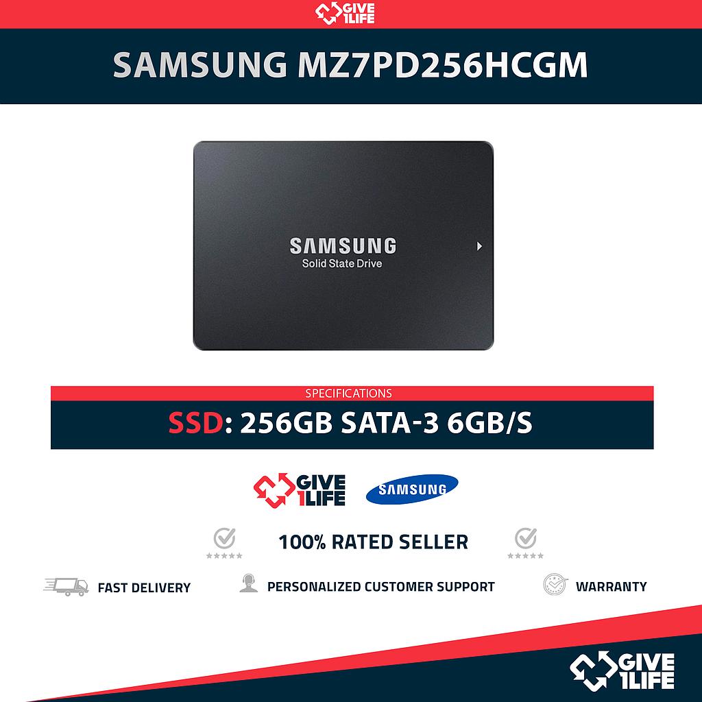 SAMSUNG MZ7PD256HCGM SSD 256GB 2.5″ SATA 6GB/S
