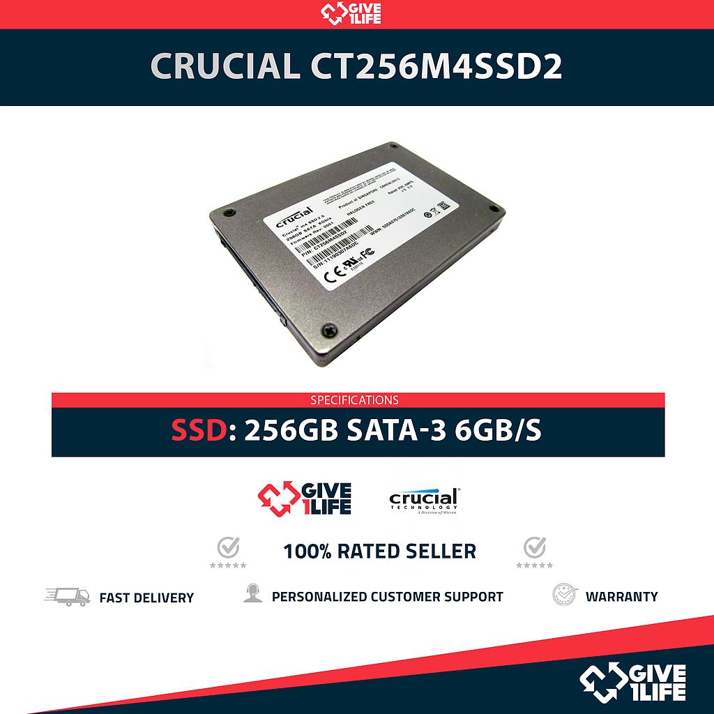 CRUCIAL CT256M4SSD2 SSD 256GB 2.5″ SATA 6GB/S