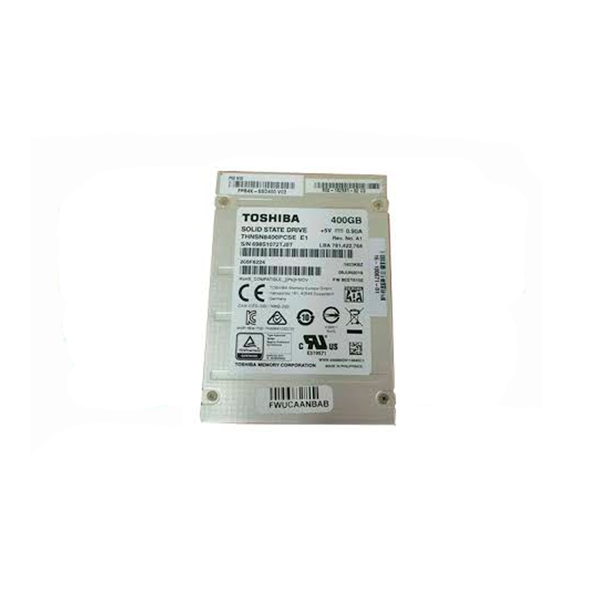 TOSHIBA THNSN8400PCSE SSD 400GB SATA 6GB/s - Imagen 2