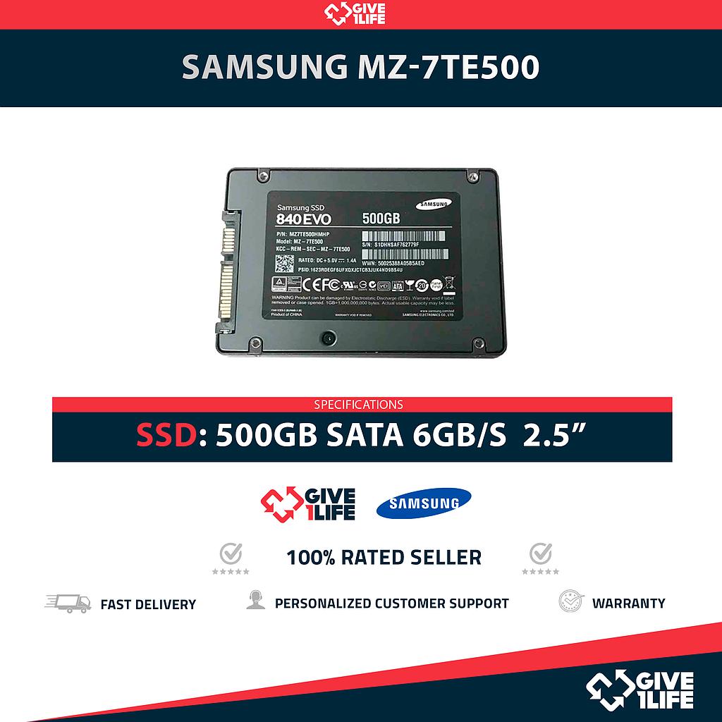 SAMSUNG MZ-7TE500 SSD 500GB 2.5″ SATA 6GB/S