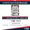 HITACHI HUC101818CS4204 1.8TB HDD 2.5 SAS-3 12GB/S 10K CACHE 128 - SERVIDORES