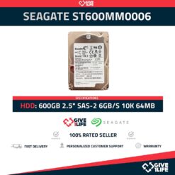 SEAGATE ST600MM0006 600GB HDD 2.5" SAS-2 6GB/S 10K 64MB