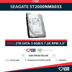 SEAGATE ST2000NM0033 2TB HDD 3.5" SATA-3 6GB/S 7.2K RPM 128MB CACHÉ