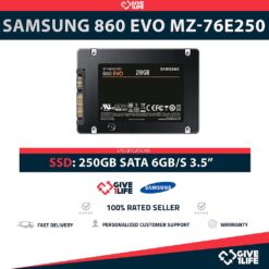 SAMSUNG 860 EVO MZ-76E250 SSD 250GB 2.5″ SATA 6GB/S