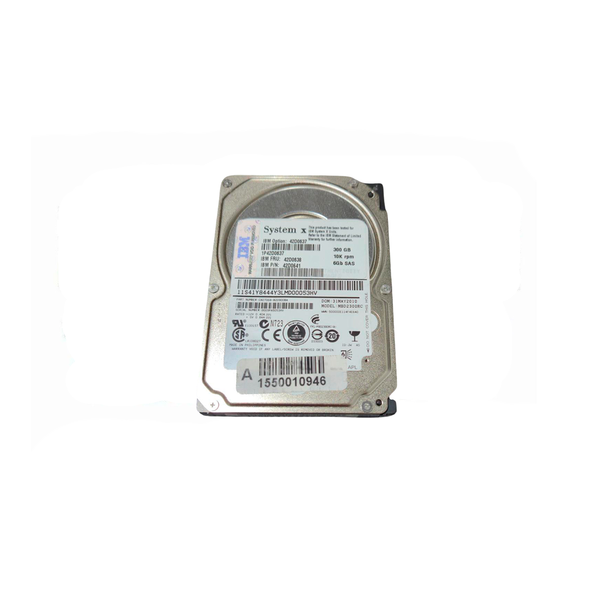 TOSHIBA MBD2300RC 300GB HDD 2.5" SAS-2 6GB/S 10K RPM CACHE 16MB - Imagen 2